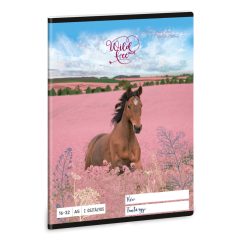   ARS UNA füzet A/5 32 lapos II. osztályos vonalas, Wild and Free, Lovas, 16-32