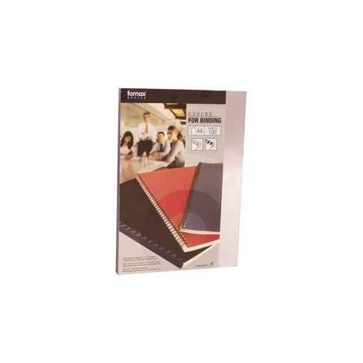 Spirál előlap FORNAX A/4 PVC 150mic 1/100 füstszínű