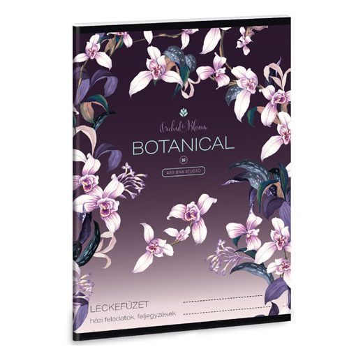 Ars Una leckefüzet A/5 32 lapos Botanical Orchid