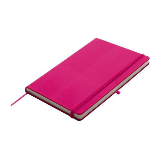 Notesz A/5, gumipánttal, rózsaszín