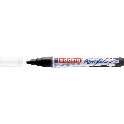 EDDING 5100 AKRIL MARKER B (2-3 MM), Black