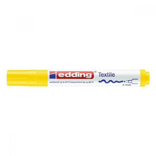 EDDING 4500 T-shirt textilfilc, Sárga