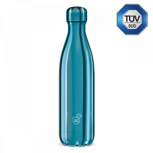 Ars Una duplafalú fémkulacs 500ml, metal blue