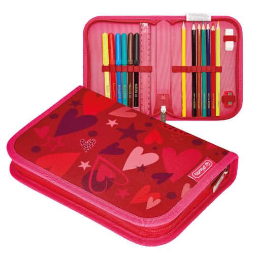 HERLITZ hátizsák, iskolatáska, Loop szett, Sweet Hearts Iskolatáska szett