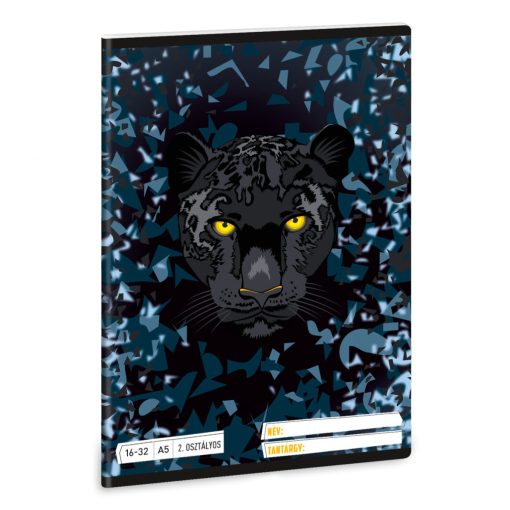 ARS UNA füzet A/5 32 lapos II. osztályos vonalas, Panther, 16-32