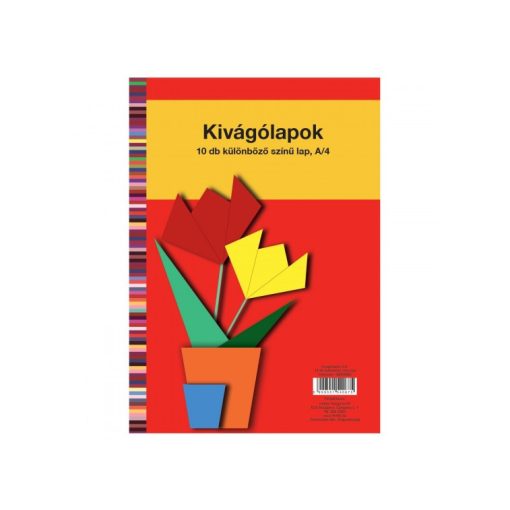 HERLITZ Kivágólap színes A/4 10db/csomag